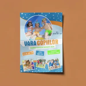 Afis A3 vara copiilor