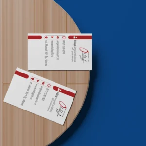 carte de vizita portrait fata