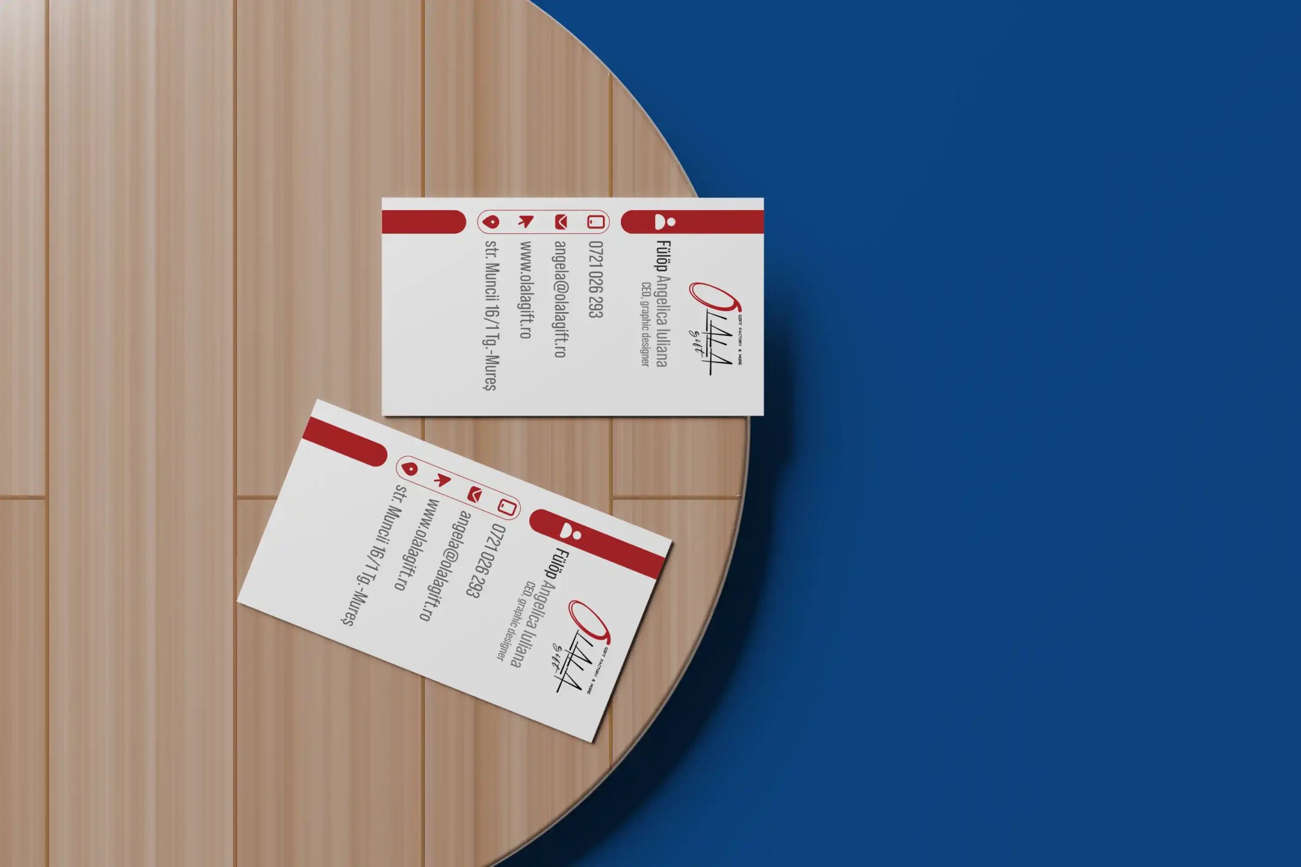 carte de vizita portrait fata